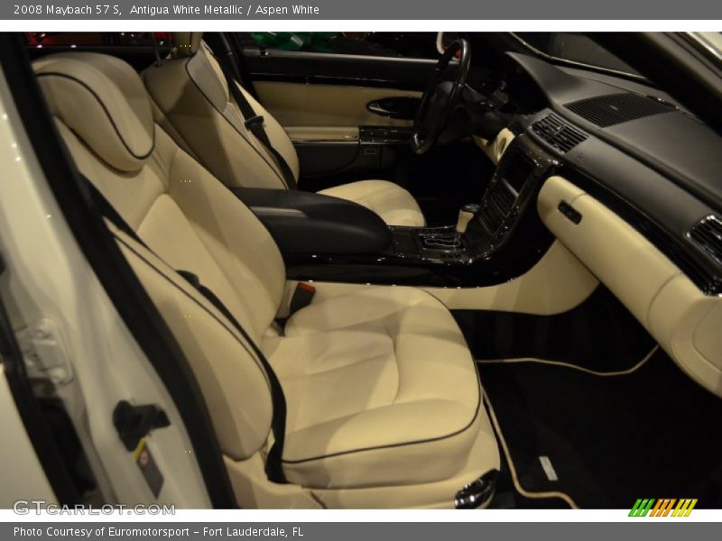 Antigua White Metallic / Aspen White 2008 Maybach 57 S