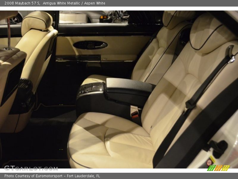 Antigua White Metallic / Aspen White 2008 Maybach 57 S