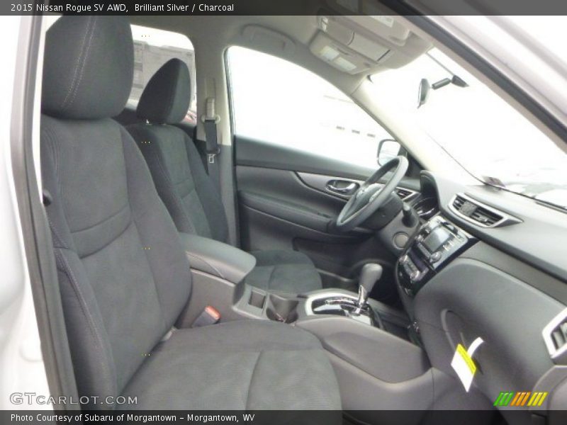 Brilliant Silver / Charcoal 2015 Nissan Rogue SV AWD