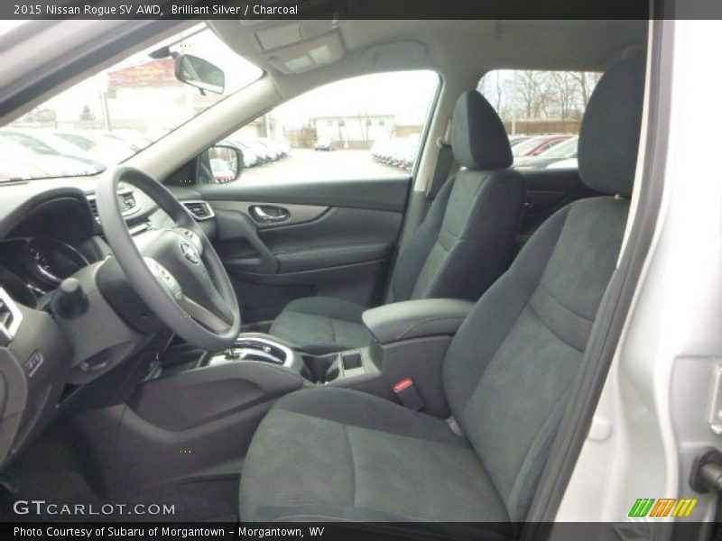 Brilliant Silver / Charcoal 2015 Nissan Rogue SV AWD