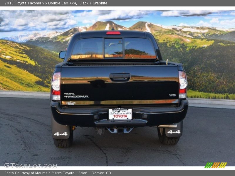 Black / Graphite 2015 Toyota Tacoma V6 Double Cab 4x4