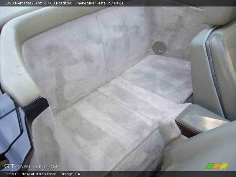 Smoke Silver Metallic / Beige 1998 Mercedes-Benz SL 600 Roadster