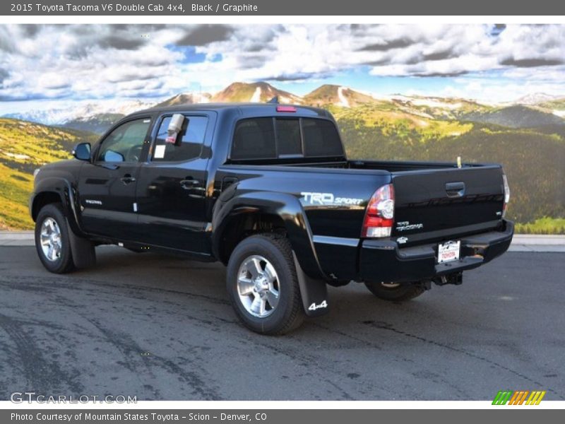 Black / Graphite 2015 Toyota Tacoma V6 Double Cab 4x4