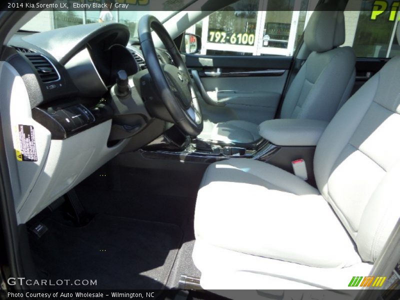 Ebony Black / Gray 2014 Kia Sorento LX