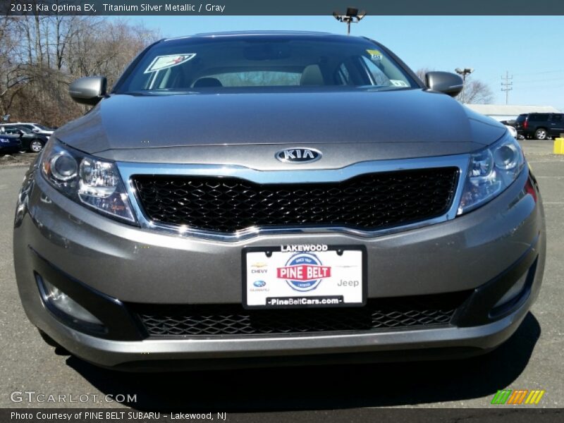 Titanium Silver Metallic / Gray 2013 Kia Optima EX