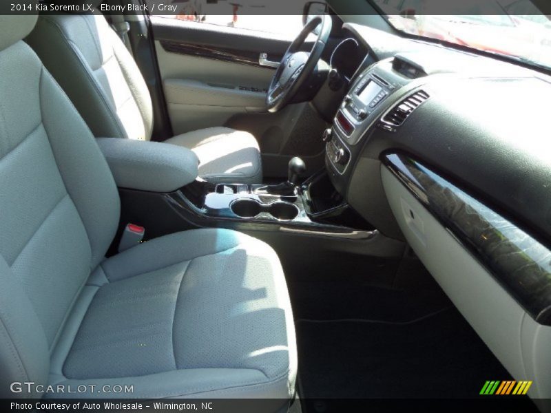 Ebony Black / Gray 2014 Kia Sorento LX
