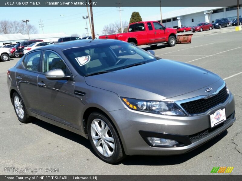 Titanium Silver Metallic / Gray 2013 Kia Optima EX