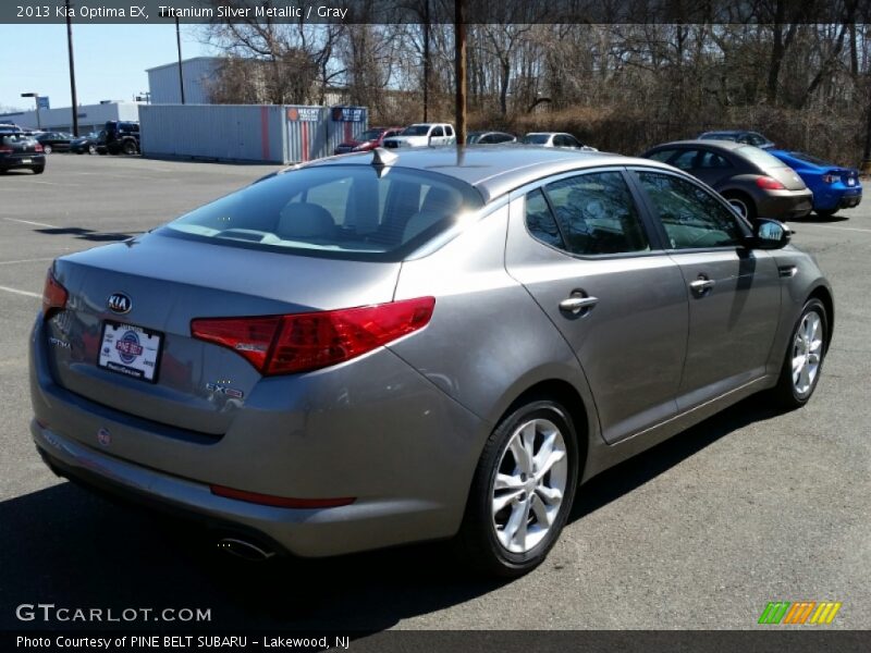 Titanium Silver Metallic / Gray 2013 Kia Optima EX