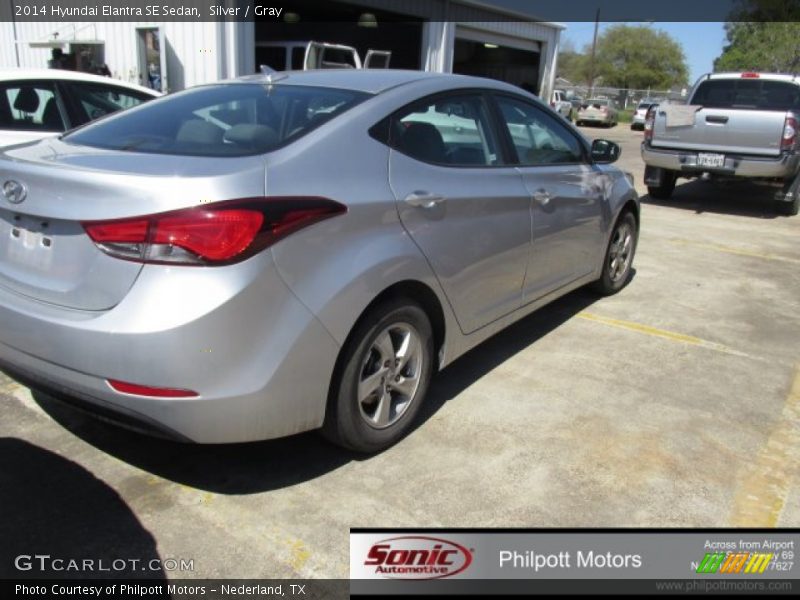 Silver / Gray 2014 Hyundai Elantra SE Sedan