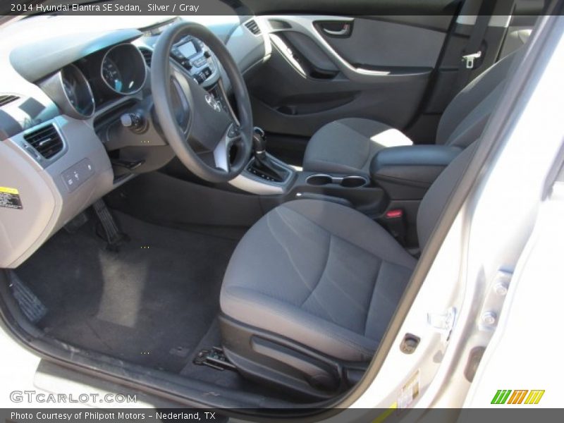 Silver / Gray 2014 Hyundai Elantra SE Sedan