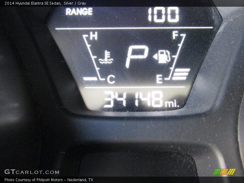 Silver / Gray 2014 Hyundai Elantra SE Sedan