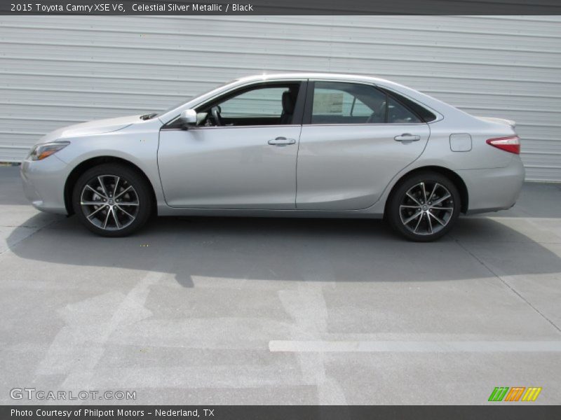 Celestial Silver Metallic / Black 2015 Toyota Camry XSE V6