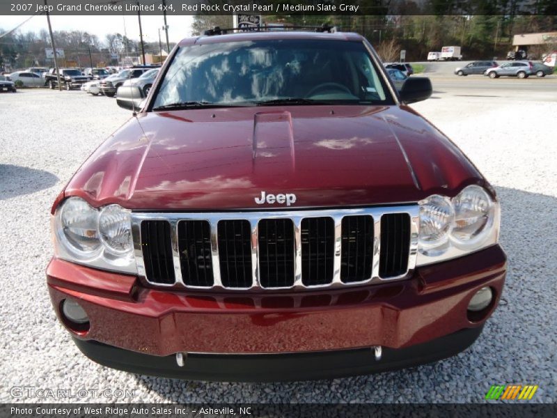 Red Rock Crystal Pearl / Medium Slate Gray 2007 Jeep Grand Cherokee Limited 4x4