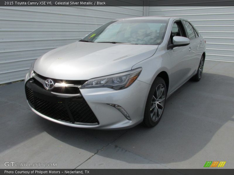 Celestial Silver Metallic / Black 2015 Toyota Camry XSE V6