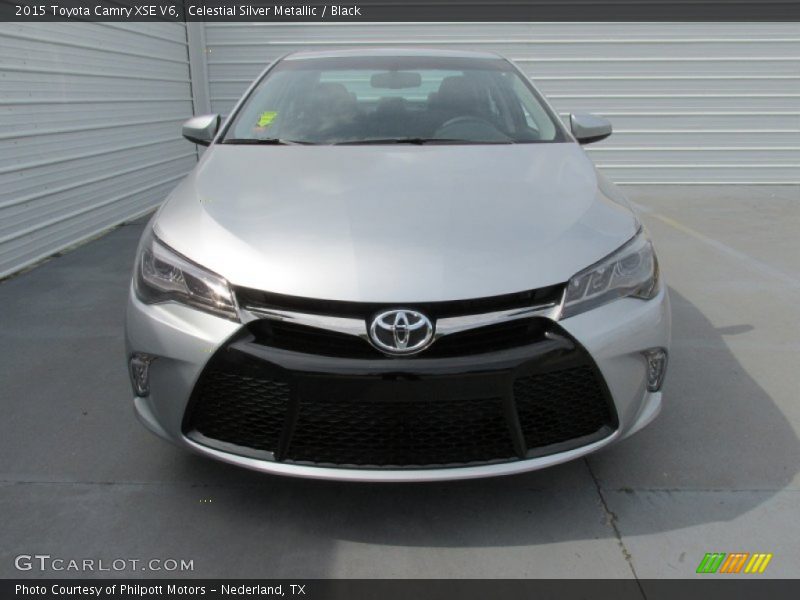 Celestial Silver Metallic / Black 2015 Toyota Camry XSE V6
