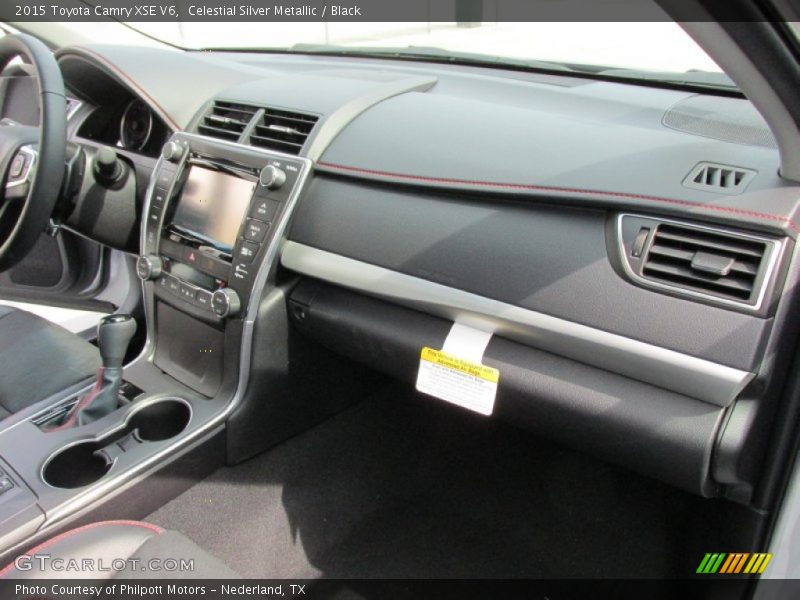 Celestial Silver Metallic / Black 2015 Toyota Camry XSE V6