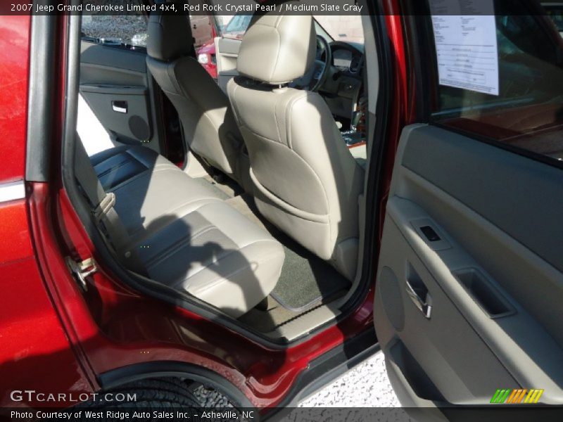 Red Rock Crystal Pearl / Medium Slate Gray 2007 Jeep Grand Cherokee Limited 4x4