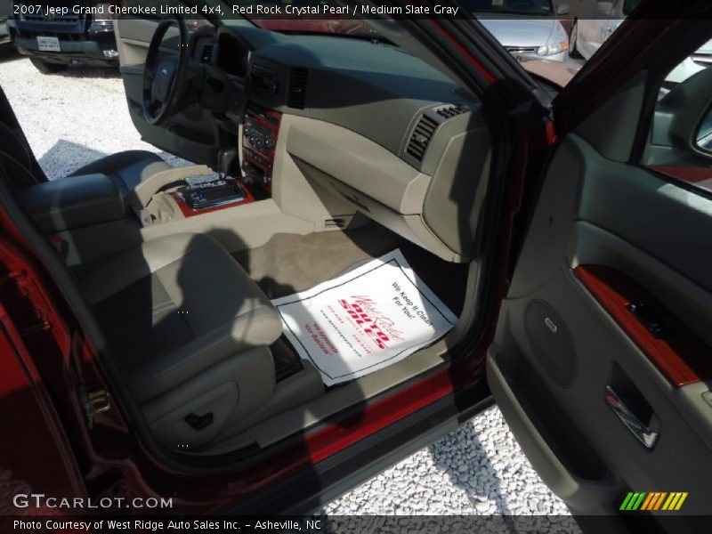 Red Rock Crystal Pearl / Medium Slate Gray 2007 Jeep Grand Cherokee Limited 4x4