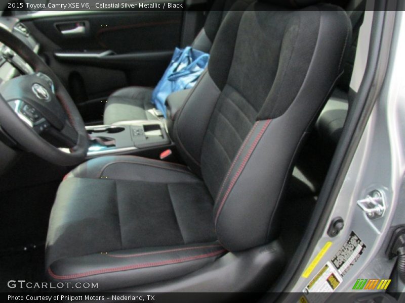 Front Seat of 2015 Camry XSE V6