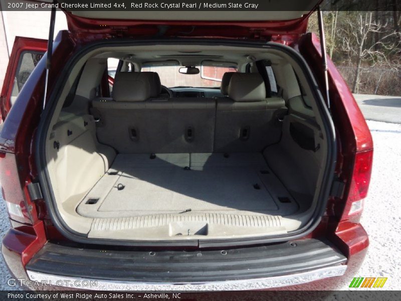 Red Rock Crystal Pearl / Medium Slate Gray 2007 Jeep Grand Cherokee Limited 4x4