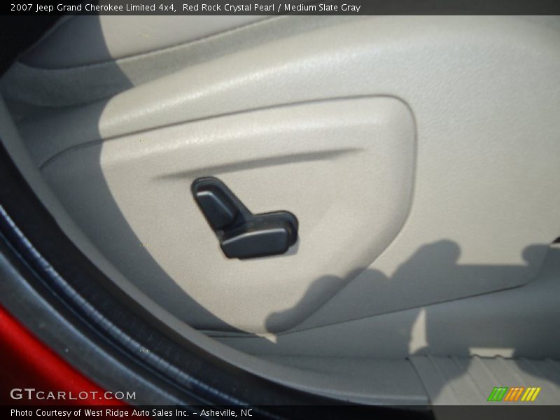 Red Rock Crystal Pearl / Medium Slate Gray 2007 Jeep Grand Cherokee Limited 4x4