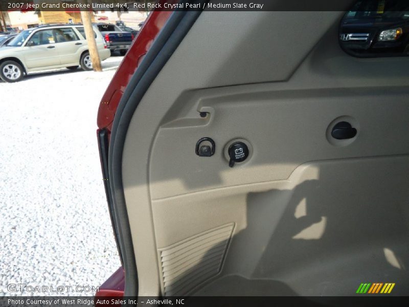 Red Rock Crystal Pearl / Medium Slate Gray 2007 Jeep Grand Cherokee Limited 4x4