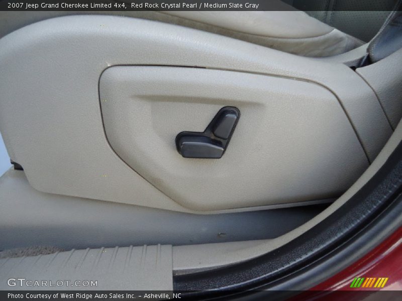 Red Rock Crystal Pearl / Medium Slate Gray 2007 Jeep Grand Cherokee Limited 4x4