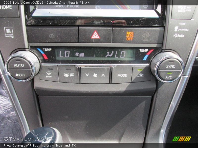 Controls of 2015 Camry XSE V6