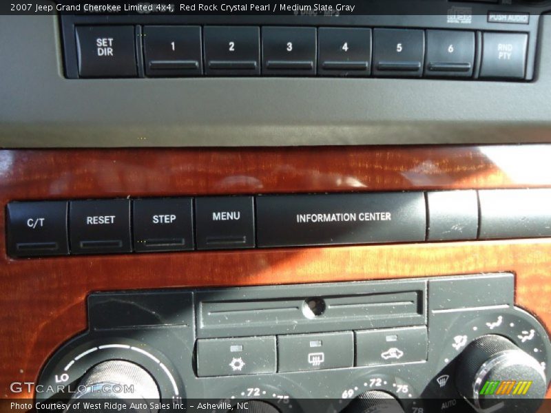 Red Rock Crystal Pearl / Medium Slate Gray 2007 Jeep Grand Cherokee Limited 4x4