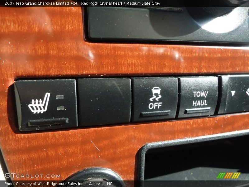 Red Rock Crystal Pearl / Medium Slate Gray 2007 Jeep Grand Cherokee Limited 4x4