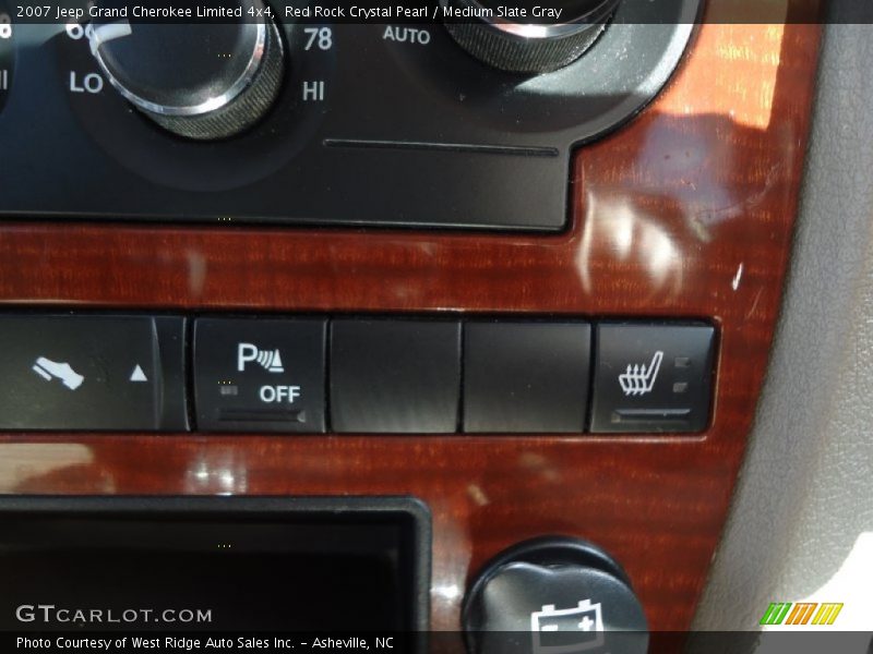 Red Rock Crystal Pearl / Medium Slate Gray 2007 Jeep Grand Cherokee Limited 4x4