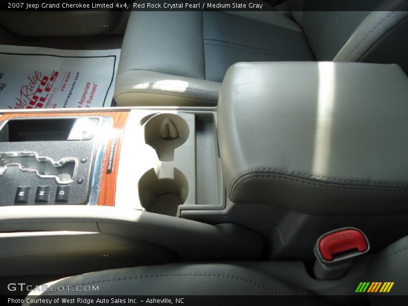Red Rock Crystal Pearl / Medium Slate Gray 2007 Jeep Grand Cherokee Limited 4x4