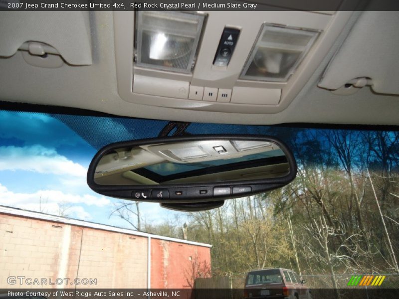 Red Rock Crystal Pearl / Medium Slate Gray 2007 Jeep Grand Cherokee Limited 4x4