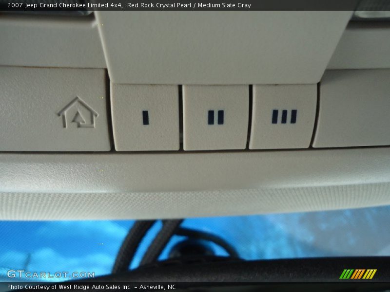 Red Rock Crystal Pearl / Medium Slate Gray 2007 Jeep Grand Cherokee Limited 4x4