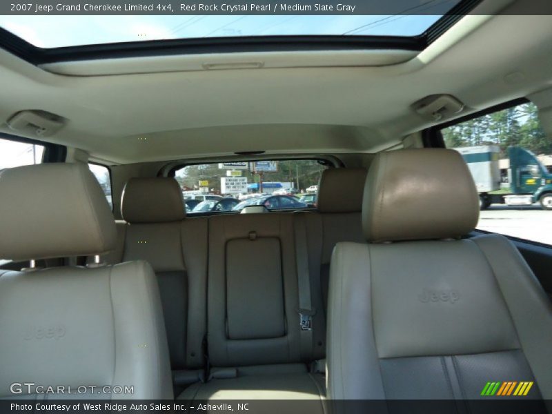 Red Rock Crystal Pearl / Medium Slate Gray 2007 Jeep Grand Cherokee Limited 4x4