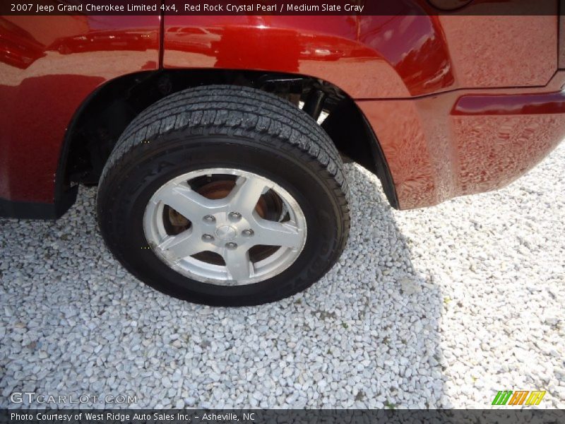 Red Rock Crystal Pearl / Medium Slate Gray 2007 Jeep Grand Cherokee Limited 4x4