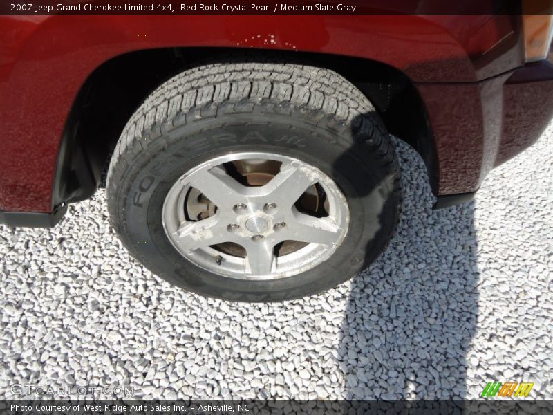 Red Rock Crystal Pearl / Medium Slate Gray 2007 Jeep Grand Cherokee Limited 4x4