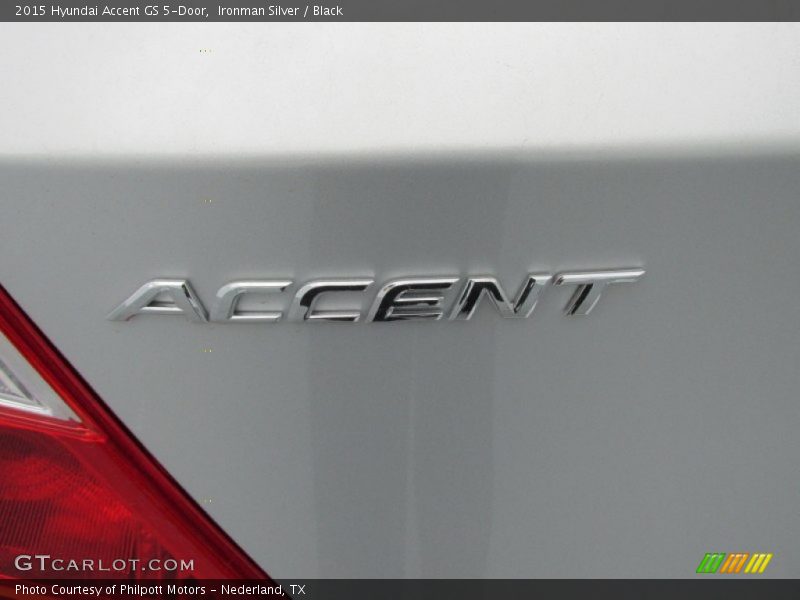 Ironman Silver / Black 2015 Hyundai Accent GS 5-Door