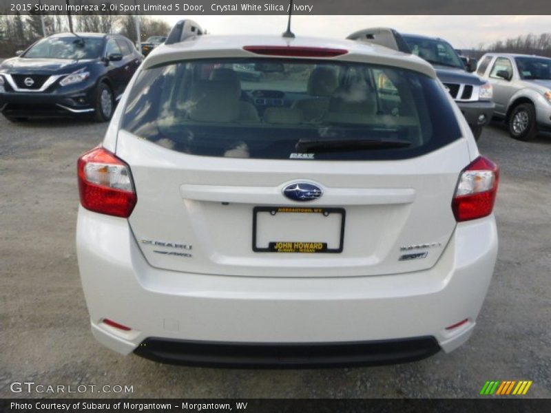 Crystal White Silica / Ivory 2015 Subaru Impreza 2.0i Sport Limited 5 Door
