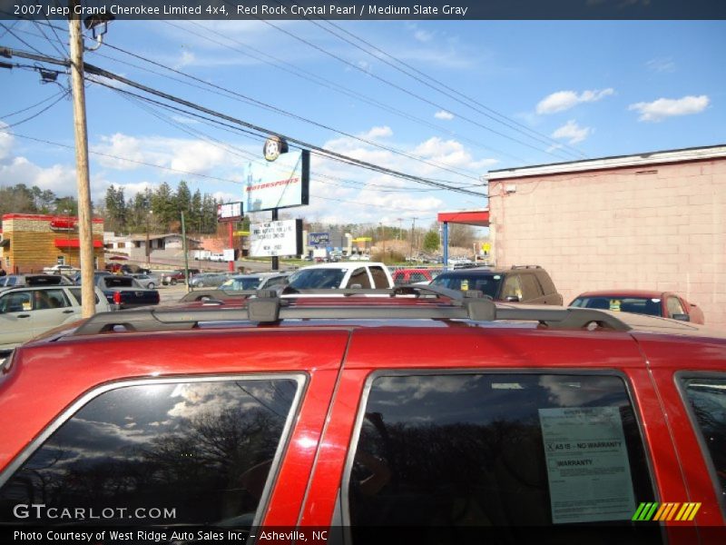 Red Rock Crystal Pearl / Medium Slate Gray 2007 Jeep Grand Cherokee Limited 4x4