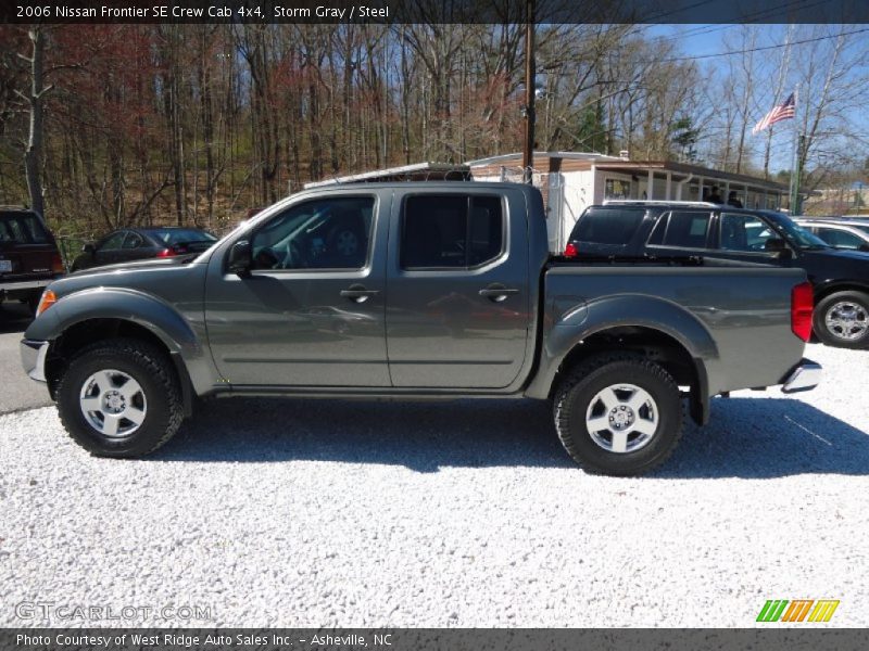 Storm Gray / Steel 2006 Nissan Frontier SE Crew Cab 4x4