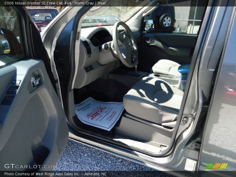 Storm Gray / Steel 2006 Nissan Frontier SE Crew Cab 4x4