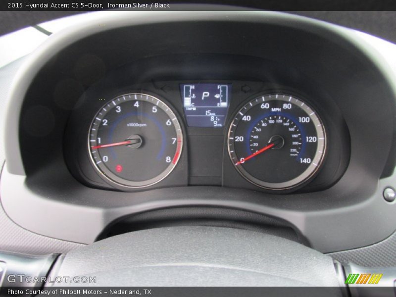Ironman Silver / Black 2015 Hyundai Accent GS 5-Door