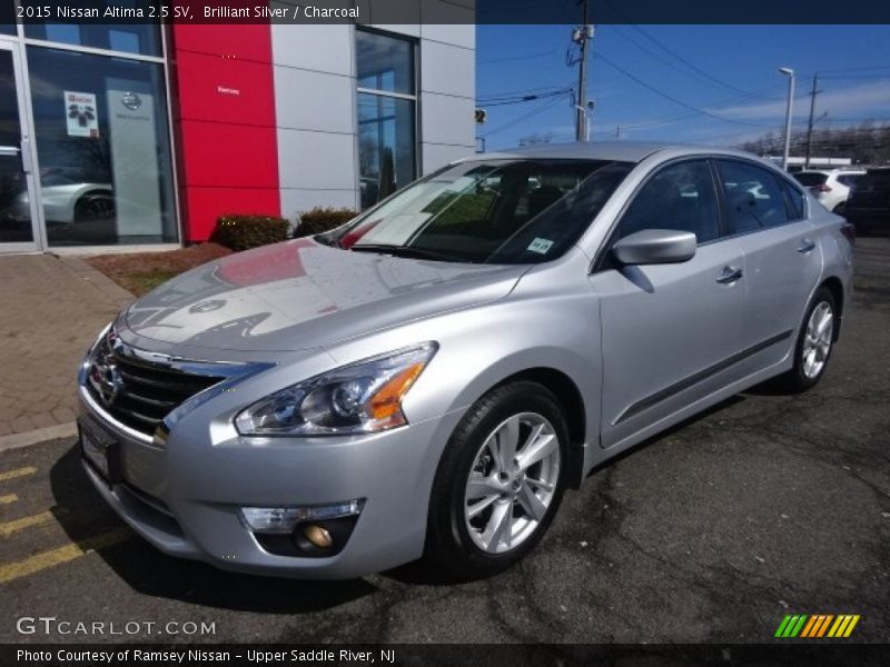 Brilliant Silver / Charcoal 2015 Nissan Altima 2.5 SV