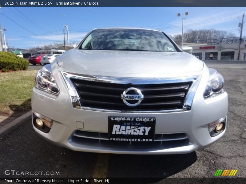 Brilliant Silver / Charcoal 2015 Nissan Altima 2.5 SV
