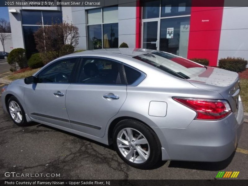 Brilliant Silver / Charcoal 2015 Nissan Altima 2.5 SV