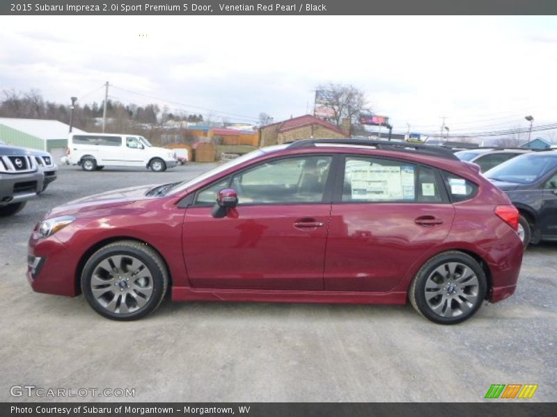 Venetian Red Pearl / Black 2015 Subaru Impreza 2.0i Sport Premium 5 Door