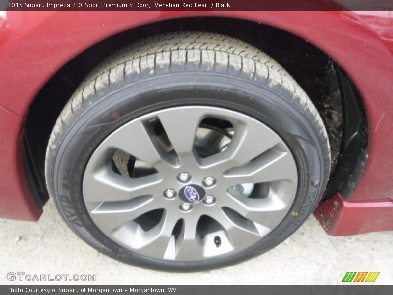 Venetian Red Pearl / Black 2015 Subaru Impreza 2.0i Sport Premium 5 Door