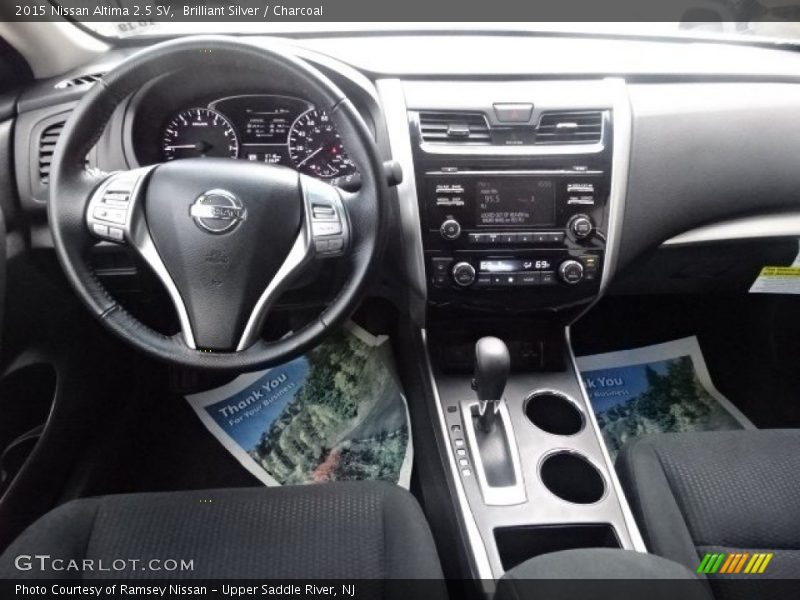 Brilliant Silver / Charcoal 2015 Nissan Altima 2.5 SV