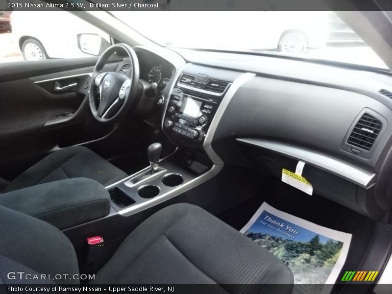 Brilliant Silver / Charcoal 2015 Nissan Altima 2.5 SV
